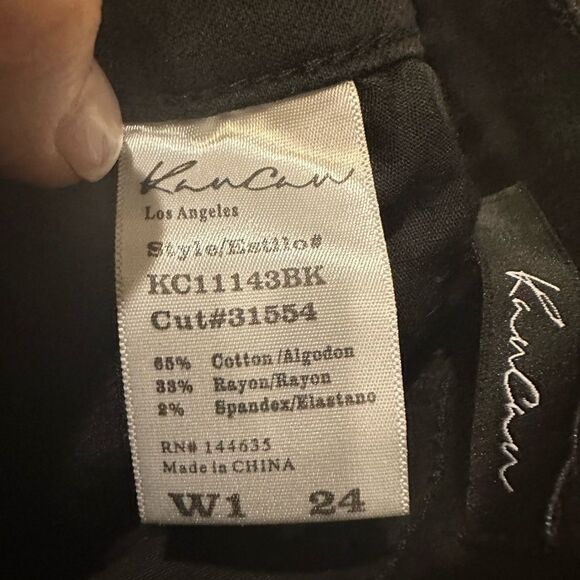 KanCan Black Distressed Shorts - Picture 3 of 4